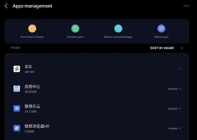 중국 내수용인 기기 특성상 한자가 보이는 것을 완전히 막을 수는 없다.