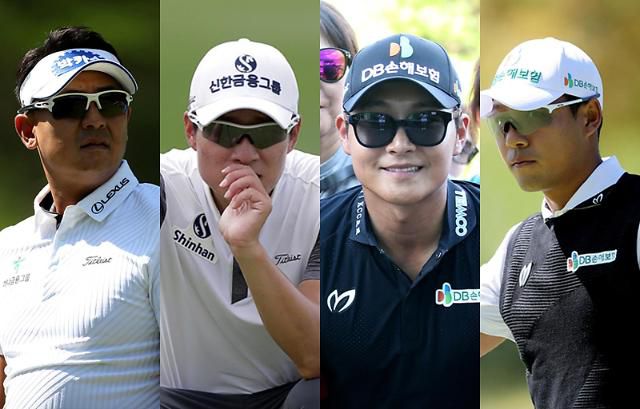 "코리안 투어 개막전 우승은 바로 나" 우승 노리는 박상현, 김경태, 서요섭, 문도엽(왼쪽부터).