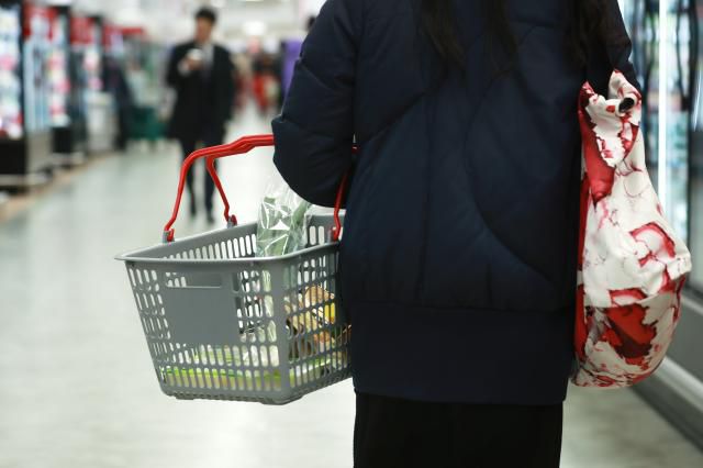 서울 시내 한 대형마트에서 장을 보는 시민. [사진=연합뉴스]