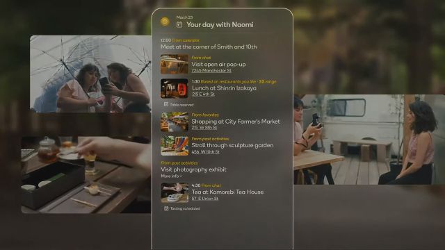 스마트폰 등 모바일 기기에 생성 AI 기반 AI 비서가 적용된 모습. [사진=CTA]