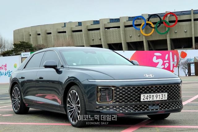 현대차 '디 올 뉴 그랜저' 외관[사진=성상영 기자]