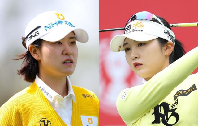 박민지(왼쪽)가 한국여자프로골프(KLPGA) 투어 최다 상금 1위에 도전한다. 그 앞을 막아선 선수는 이예원이다. [사진=KLPGA]