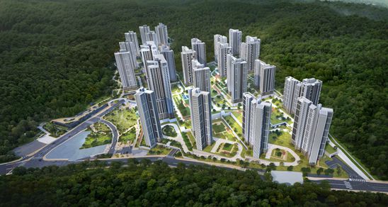 변경된 정비계획안이 반경된 중계본동 주택재개발정비사업(백사마을) 조감도. [사진=서울시]