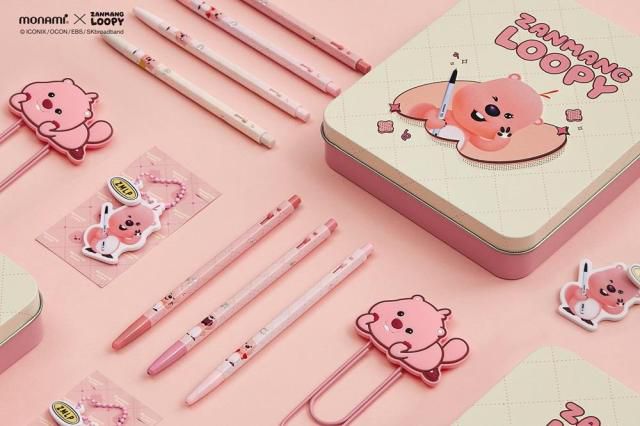 모나미X잔망루피 협업 제품 [사진=모나미]