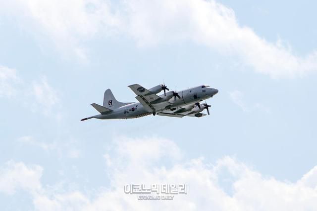 해군 P-3C 대잠초계기 [사진=박명섭 기자]