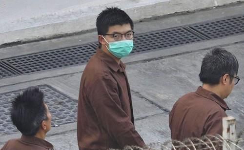 홍콩 교도소에 수감 중인 민주화 활동가 조슈아 웡. [사진=연합뉴스]