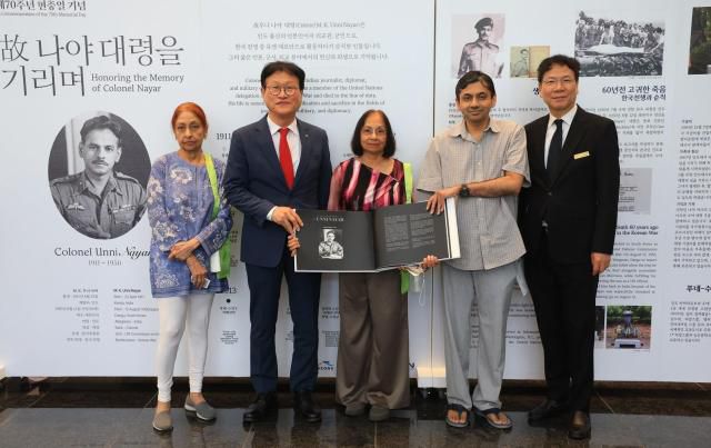 대구 수성구는 제70회 현충일을 맞아 지난 6일 오전 9시, 범어공원에서 ‘나야대령기념비 참배식’을 성황리에 개최했다. [사진=대구수성구]