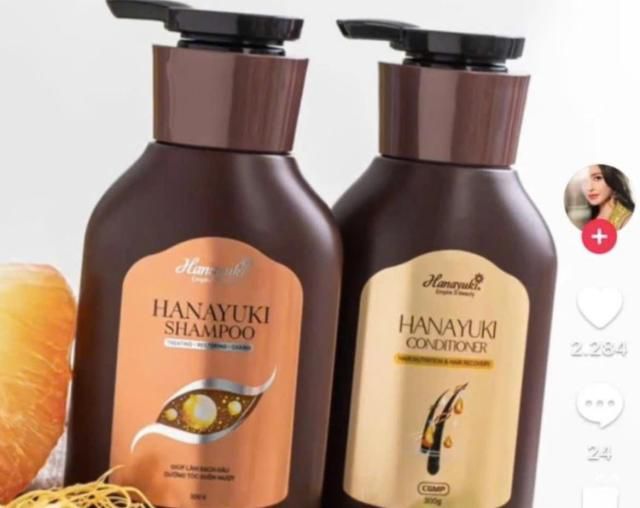 베트남 유명 인플루언서가 SNS에서 광고한 성분 미표시 헤어제품 [사진=베트남통신사]