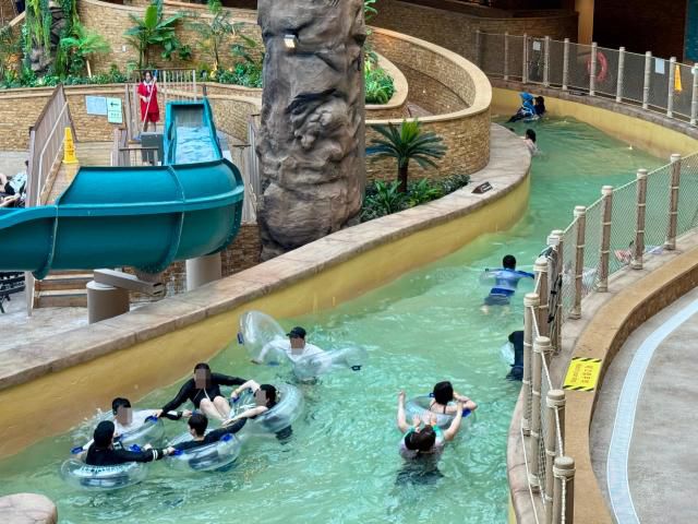 인스파이어 엔터테인먼트 리조트의 스플래시 베이에는 다양한 연령대가 즐길 수 있는 어트랙션들도 눈길을 끈다. [사진=강상헌 기자]