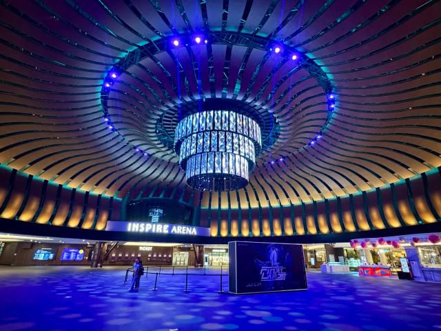 일직선으로 뻗어있는 오로라를 따라 거닐다 보면 리조트 내 모든 시설과 연결되는 원형 홀 ‘로툰다’와 마주하게 된다. [사진=강상헌 기자]