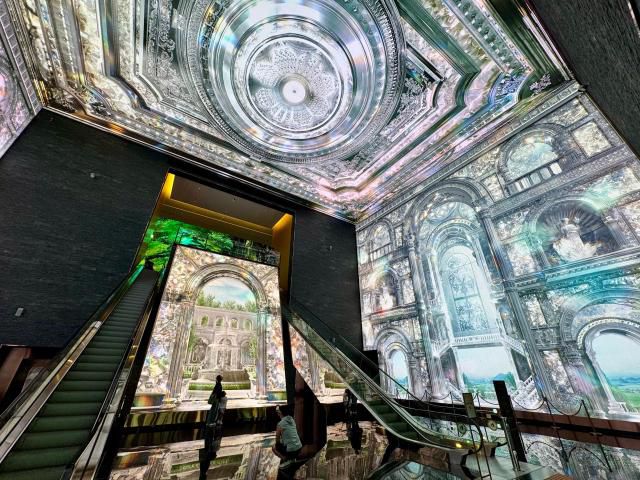 인스파이어 엔터테인먼트 리조트에서는 다양한 미디어 아트를 관람할 수 있다. [사진=강상헌 기자]