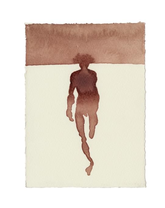 RUN I_2021_19.2 x 14_Blood on paper. [사진=뮤지엄 산]