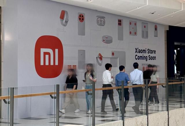 오는 28일 서울 여의도 IFC몰에 오픈하는 샤오미 매장 모습. [사진=이효정 기자]