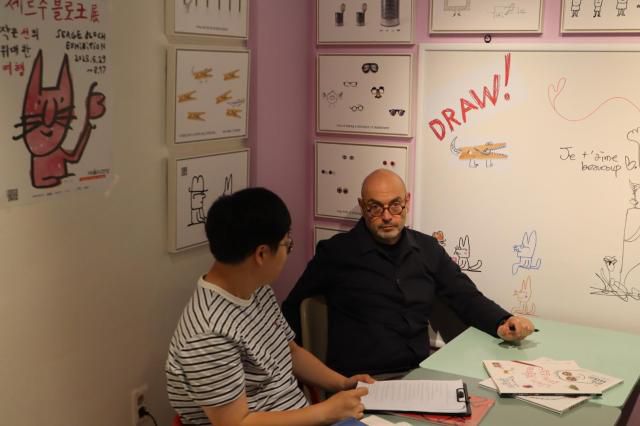 인터뷰 장면 [사진= 김호이 기자]