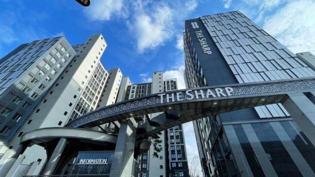 국내 최초 수직증축 리모델링 단지 잠실 더샵 루벤. [사진=포스코이앤씨 제공]