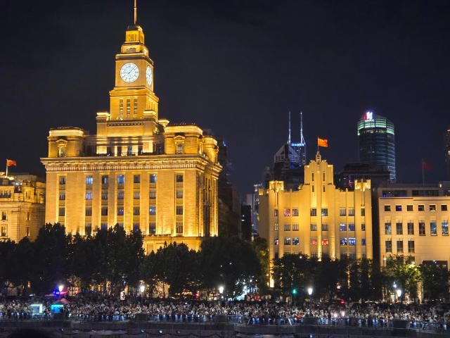 와이탄 거리 랜드마크인 시계탑 [사진=아주경제 DB]