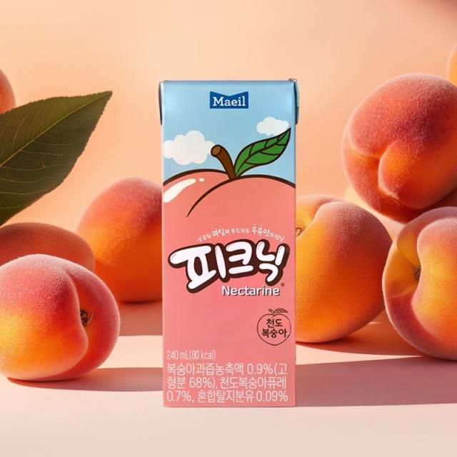 매일유업 피크닉 천도복숭아 제품컷 [사진=매일유업]