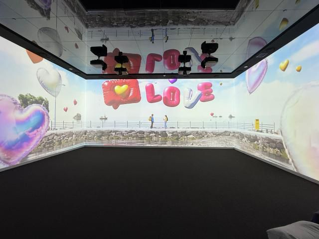 드라마 촬영지를 기반으로 한 미디어아트 [사진=김다이 기자]