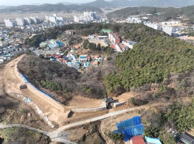 서천읍성 항공사진