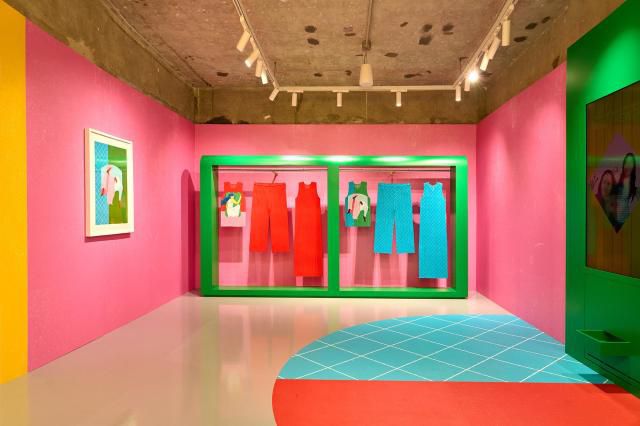 플리츠 플리즈 이세이 미야케가 서울 성수동에서 운영하는 '브랜드 뉴 데이' 팝업스토어 모습 [사진=삼성물산 패션부문]