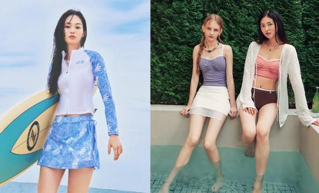 노스페이스 '워터스포츠 컬렉션'(왼쪽)·배럴 '서머 브리즈' 라인 [사진=각 사]