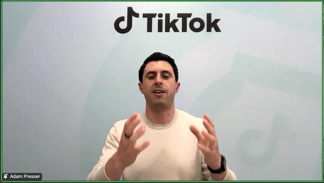 30일 틱톡 아담 프레서(Adam Presser) 운영 및 신뢰와 안전 글로벌 총괄이 '틱톡의 신뢰와 안전' 온라인 브리핑에서 틱톡의 새로운 안전 기능 업데이트와 그 배경을 종합적으로 설명하고 있다. [사진=틱톡]