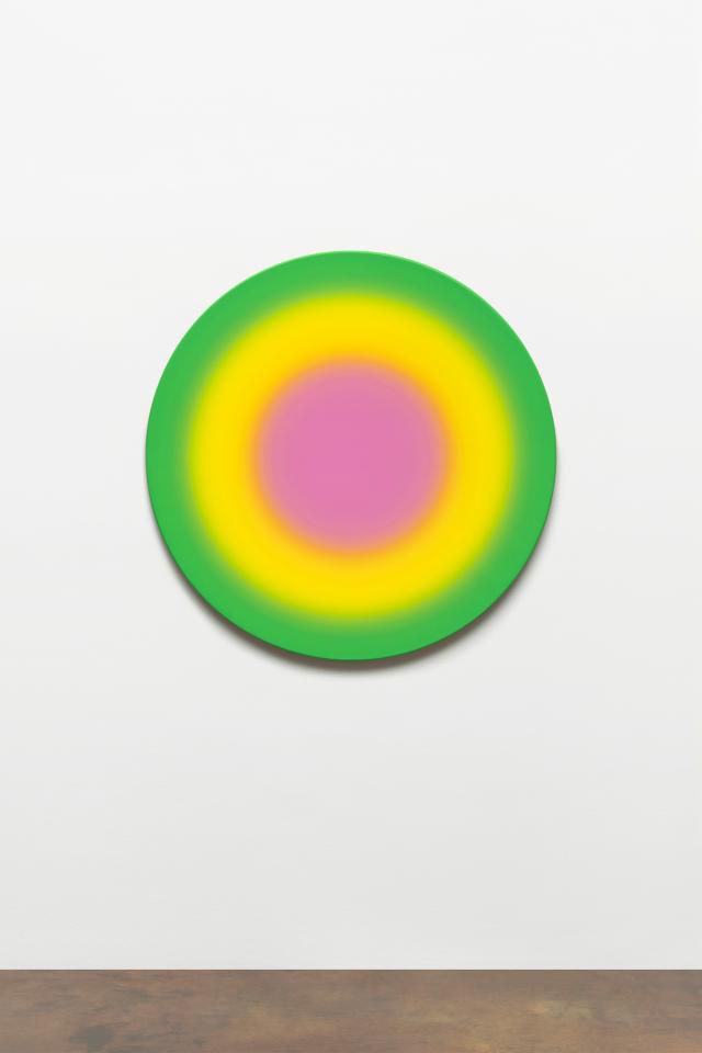 국제갤러리 - Ugo Rondinone 우고 론디노네, siebenundzwanzigsterdezemberzweitausendunddreiundzwanzig, acrylic on canvas, ø120cm, 2023