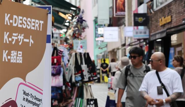 지난 8월 20일 서울 명동 한 디저트 전문점 모습 [사진=연합뉴스]