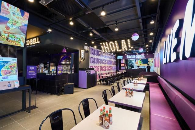 ‘타코벨 더강남’ 매장 내부 전경[사진=KFC코리아]