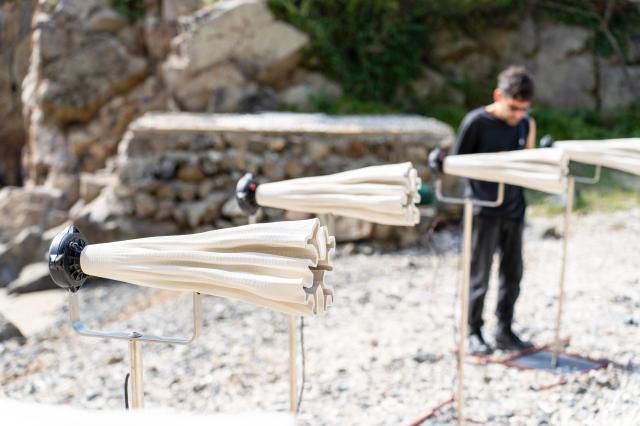 2025바다미술제 참여작가 마르코 바로티(Marco Barotti) 작품 설치 전경