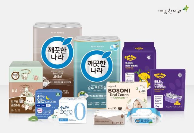 깨끗한나라 주요 품목 [사진=깨끗한나라]