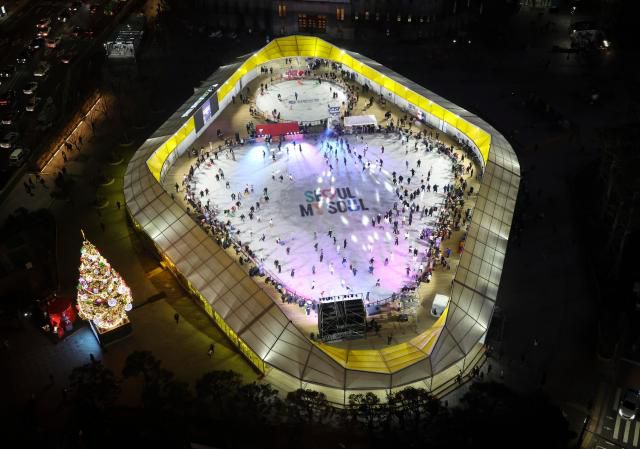 The Seoul Plaza Ice Rink, Dec. 19, 2025/ AJP Yoo Na-hyun