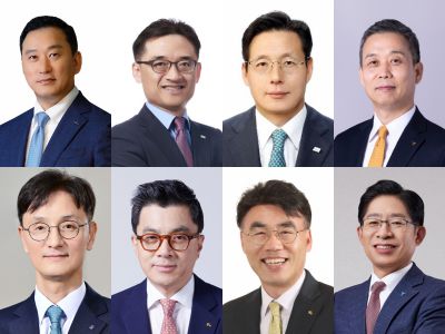 왼쪽부터 한국투자증권 김성환 대표, 미래에셋증권 김미섭·허선호 부회장, NH투자증권 윤병운 대표, 신한투자증권 이선훈 대표, KB증권 강진두·이홍구 대표, 하나증권 강성묵 대표 [사진= 각사]