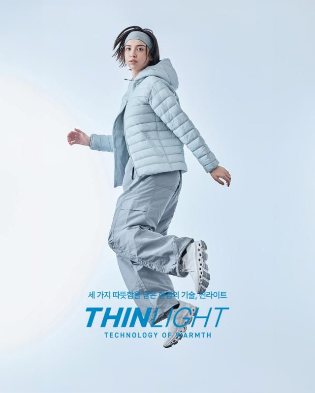 이랜드 스파오, 씬라이트 후드 재킷 [사진=이랜드]