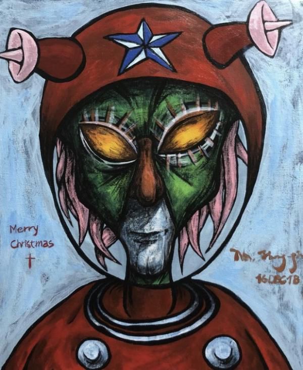 "Director Na Hong-jin's 'Hope'-related drawing posted on his Instagram account on Mar. 29, 2023. source- Na Hong-jin's Instagram