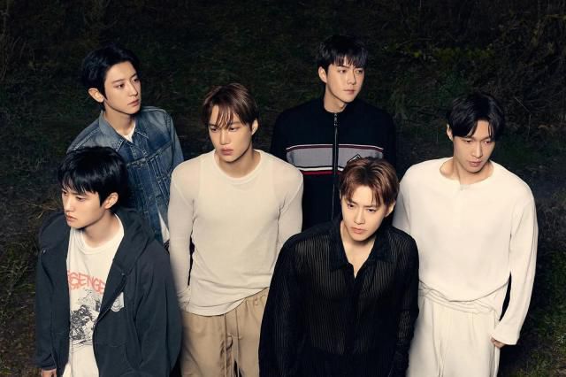 The members of K-pop boy group EXO are seen, in this undated photo. Courtesy of SM Entertainment