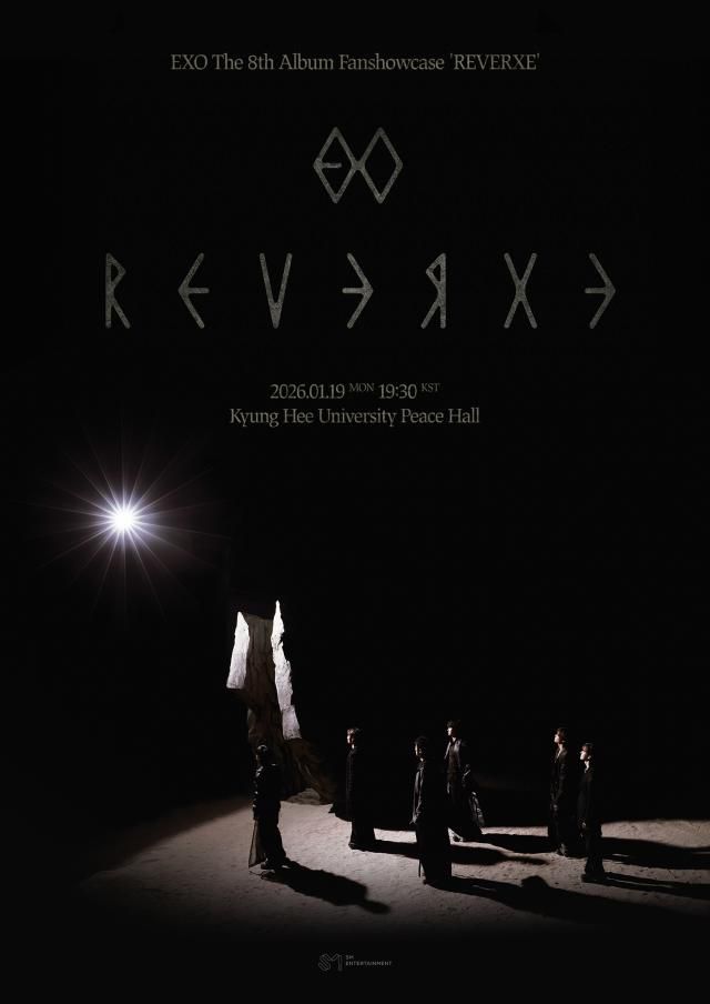 This photo show Media showcase date for upcoming K-pop boy group EXO's 8th full length album 'REVERXE' (Courtesy of SM Entertainment)