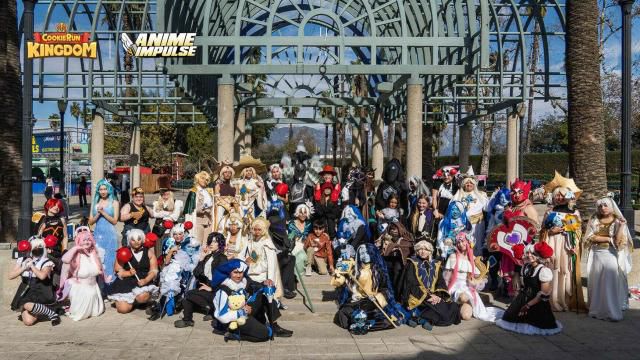 쿠키런 코스플레이 이벤트에 함께한 참가자들이 기념 사진을 찍고 있다. [사진=데브시스터즈]