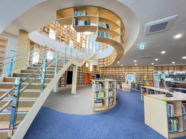 꿈빛마루도서관 내부. [사진=동해시]