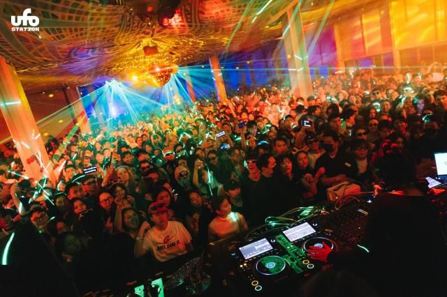 Visitors gather to attend an event at Peggy Gou’s pop-up in Seongsu, Seoul/ Courtesy of SFactory