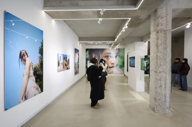 Visitors view the exhibition at Jennie's exhibition held at USQUARE in Jongno, Seoul, on Jan. 23, 2026. AJP Han Jun-gu
