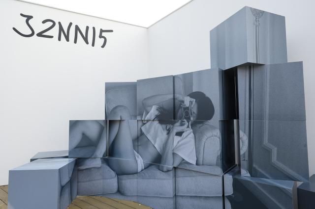 Photos of Jennie are displayed at Jennie's exhibition held at USQUARE in Jongno, Seoul, on Jan. 23, 2026. AJP Han Jun-gu