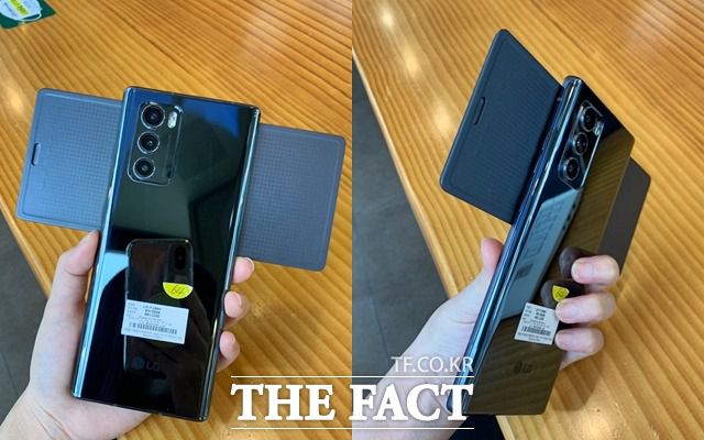 스위블 모드를 사용하지 않을 때는 일반 스마트폰처럼 사용 가능하다. /최수진 기자