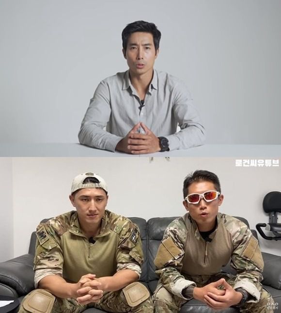 '가짜사나이'에서 활약한 이근 대위와 정은주 로건(왼쪽 위부터 시계방향)은 성추행 퇴폐업소 출입 등 각종 의혹으로 구설에 올랐다. /유튜브 영상 캡처