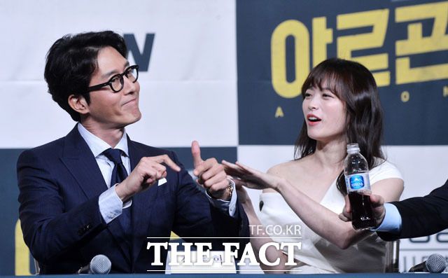 밝은 모습의 김주혁. /이덕인 기자