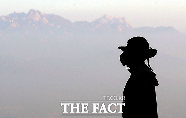 110일만에 초미세먼지 농도가 나쁨 수준을 보이는 20일 오전 서울 용산구 남산공원에서 바라본 서울 시내가 뿌옇게 보이고 있다. /뉴시스