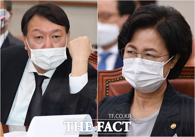 전문가들은 윤 총장의 행보에 대해 엇갈린 반응을 보이면서도 민주당과 추 장관, 윤 총장을 둘러싼 혼란이 이어질 것으로 전망했다. /이새롬·남윤호 기자