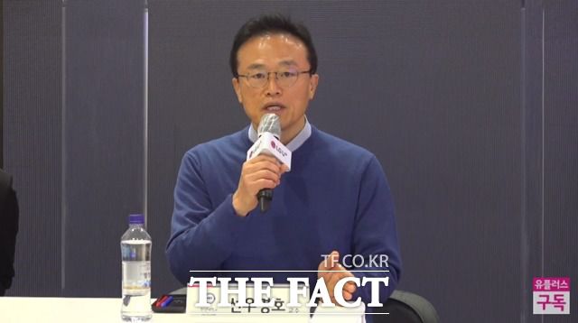 5G 자율주차 도입으로 운전자의 번거로움이 줄어들 전망이다. 사진은 선우명호 한양대학교 자동차전자제어연구실(ACELAB) 교수. /간담회 갈무리