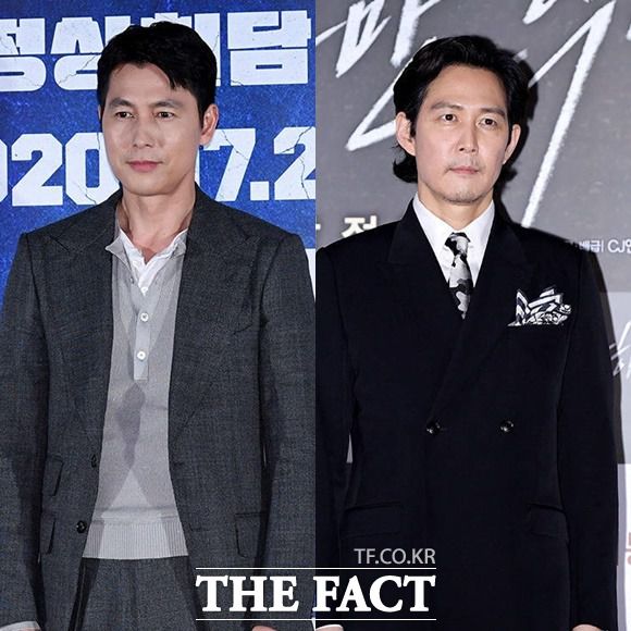 정우성(왼쪽) 이정재는 배성우의 소속사 아티스트 컴퍼니 식구다. 각각 소속 배우이자 대표, 이사 직을 맡고 있다. /더팩트 DB