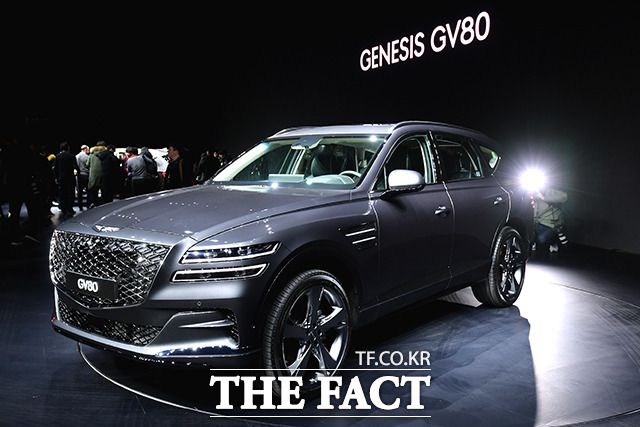 제네시스 GV80이 미국 고속도로 안전보험협회가 발표한 충돌 평가에서 가장 안전한 차량에 부여하는 '톱 세이프티 픽 플러스'에 선정됐다. /더팩트 DB